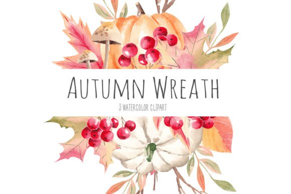 Elevate Designs with Premium Fall Wreath Clipart