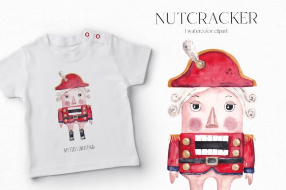 Elevate Your Holiday Designs with Premium Watercolor Nutcracker Clipart