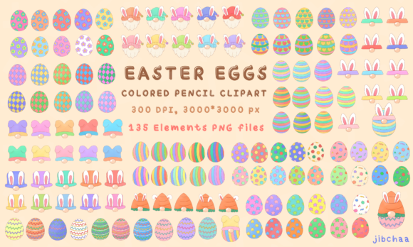 Evaluating the Easter Egg Elements Clipart Bundle for Versatile Digital Design Projects