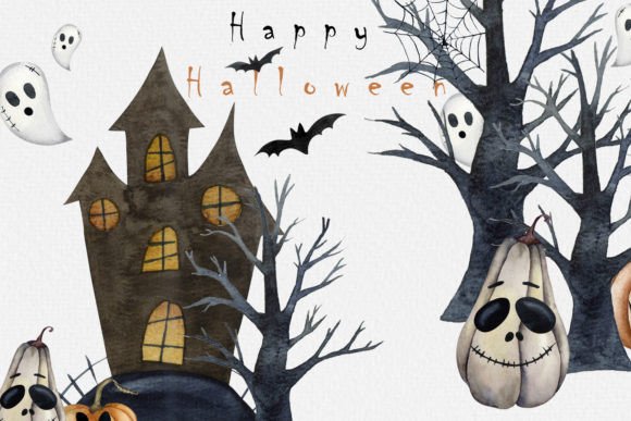 Evaluating the Practical Value of Watercolor Happy Halloween Pumpkin Clipart for Professional Design