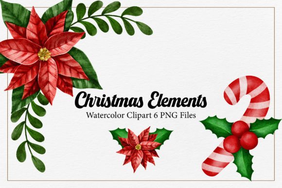 Evaluating Watercolor Christmas Elements Clipart for Professional Holiday Projects