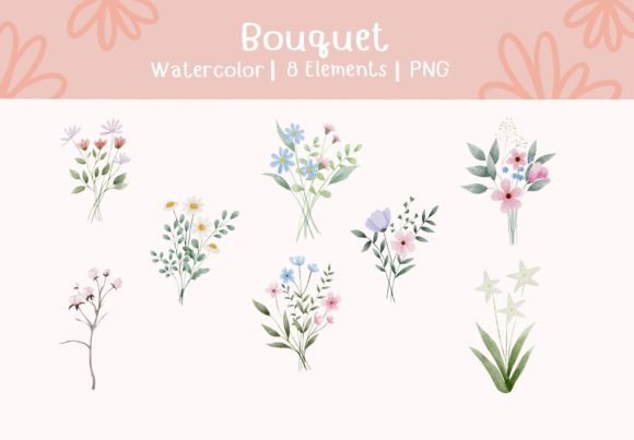 Integrating Bouquet Elements Watercolor into Professional Creative Workflows