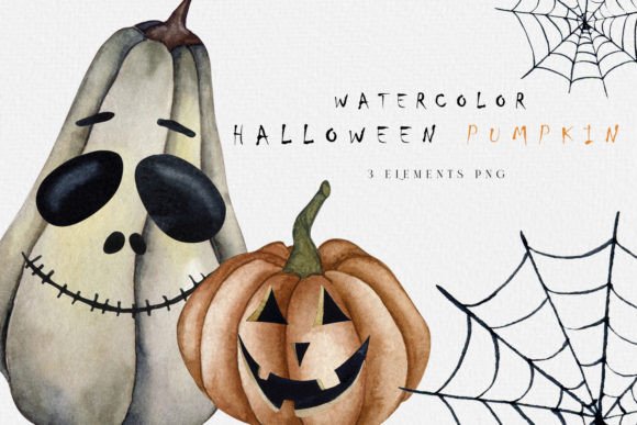 Unlocking Creative Potential with Watercolor Pumpkin Halloween Autumn Clip Art