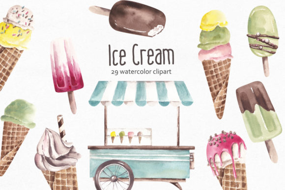 Unlocking Creativity with Premium Ice Cream Clipart for Diverse Design Projects